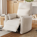 360 Swivel Chenille Recliner Chair with 2 Pillows M434