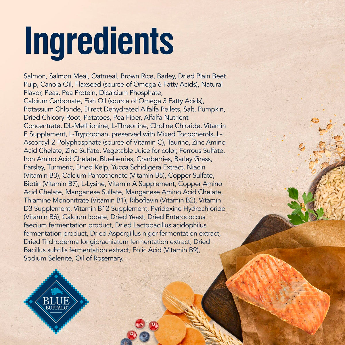 Salmon Dry Dog Food 4 lb P771289